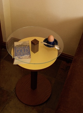 边集EDITOR GASKA FONO Side Table实木双层边几中古风落地摆件