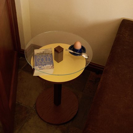 边集EDITOR GASKA FONO Side Table实木双层边几中古风落地摆件