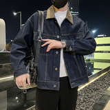 秋季潮高街痞帅休闲牛仔外套夹克XZ905-JK127#P80-控98，男装工装外套，星座905