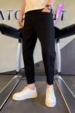 夏季潮牌弹力休闲修身牛仔裤夏季痞帅九分小脚裤N217#P60-控88，男装牛仔裤，星座905