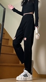 夏季破洞潮弹力休闲修身牛仔裤夏季痞帅九分小脚裤N233#P60-控88，男装牛仔裤，星座905