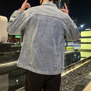 秋季潮高街痞帅休闲牛仔外套夹克XZ905-J119#P70-控98图片