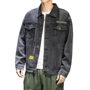 20主推M-5XL大码牛仔外套男韩版宽松刺绣潮牌ins夹克905-J102图片
