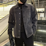 秋季潮高街痞帅休闲牛仔外套夹克XZ905-JK132#P75-控98，男装工装外套，星座905
