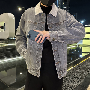 秋季潮高街痞帅休闲牛仔外套夹克XZ905-JK128#P80-控98图片