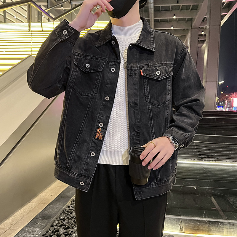 秋季潮高街痞帅休闲牛仔外套夹克XZ905-J119#P70-控98图片