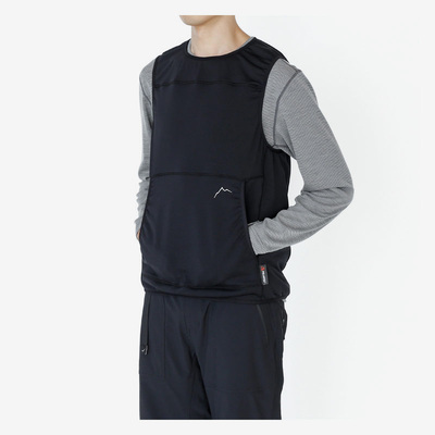 CAYL Powergrid Vest 男款刺绣徽标透气保暖冬季户外徒步背心马甲