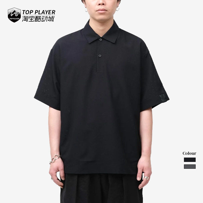 N.HOOLYWOOD Polo Shirt春夏新款男子纯色商务休闲百搭短袖POLO衫