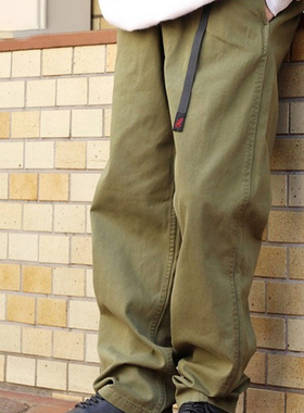 GRAMICCI小野人山系潮流春夏纯色直筒休闲工装裤长裤G102-OGT