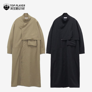 NANAMICA Alphadry Utility Coat FW25 女士长款立领工装外套风衣