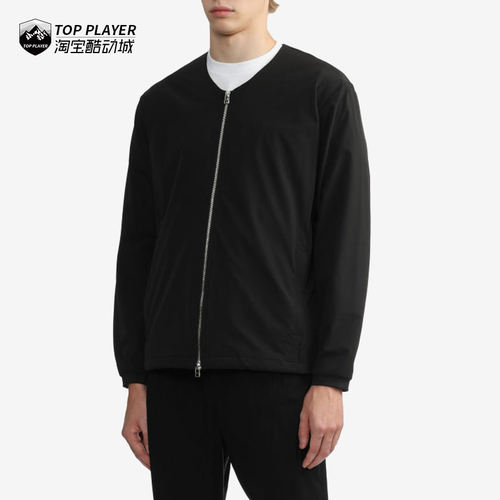 SOPHNET. Tech Cardigan抗皱弹性无领休闲拉链夹克男士休闲外套