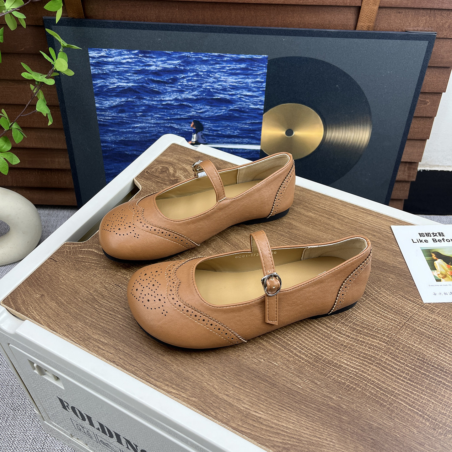 2026春季爆款复古布洛克雕花玛丽珍鞋女真皮软底一字扣浅口单鞋女,女鞋,玛丽珍鞋,淘宝优惠券,粉丝福利购,淘宝优惠卷