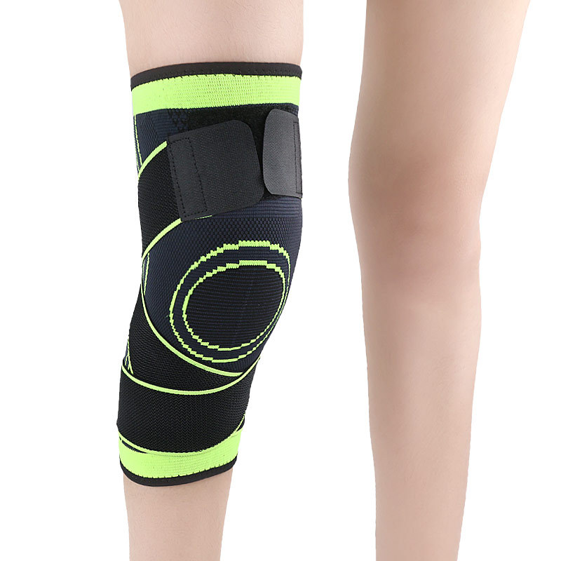 加压缠绕针织运动跑步篮球骑行健身透气缠绕护具 冬季运动护膝盖