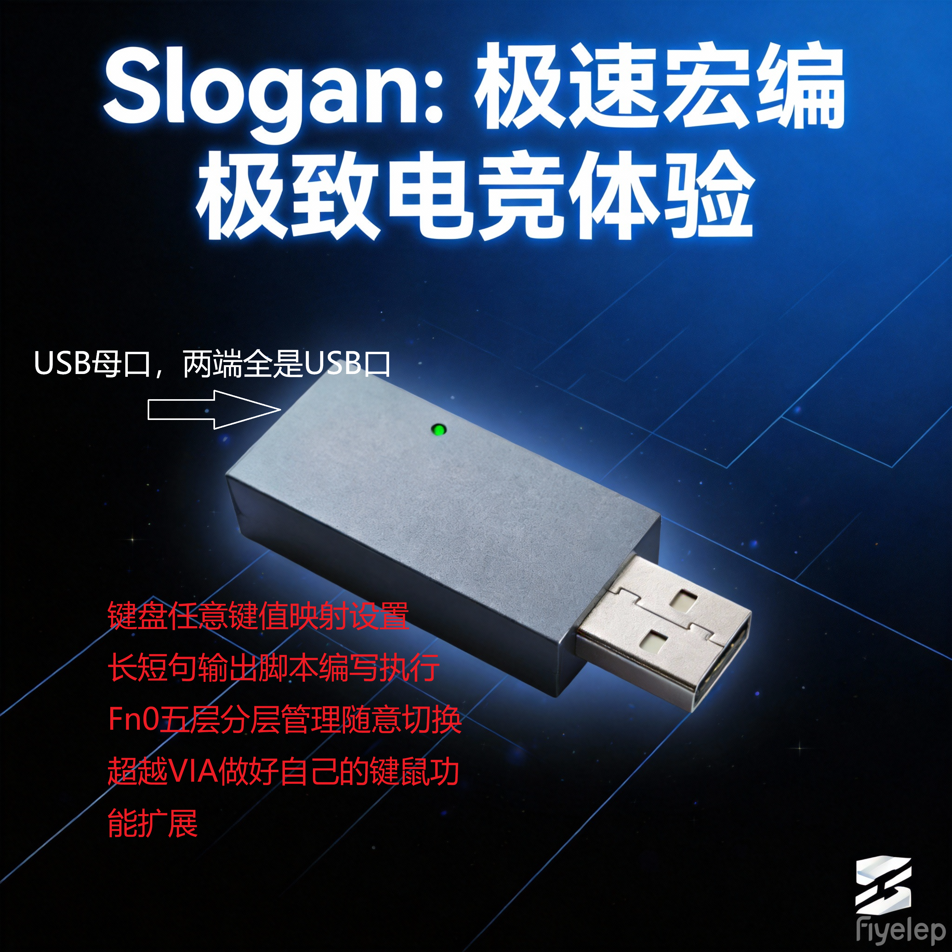 U2U键盘鼠标改键自定义修改器104键宏编程脚本录制VIA Sayodevice