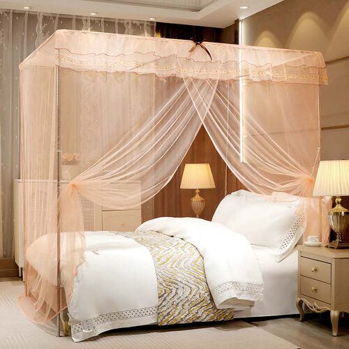 蚊帐可挂风扇加密落地单人双人床