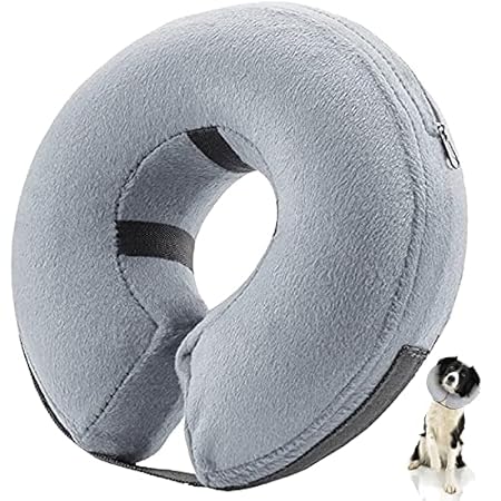 Dog Cone After Surgery， Protective Inflatable Collar， Blo