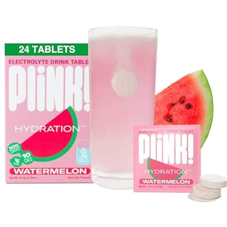Plink! Fizzy Electrolyte Drink Tablets for Daily Hydratio