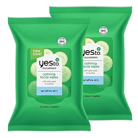 Yes To Cucumbers Soothing Hypoallergenic Facial Wipes 30