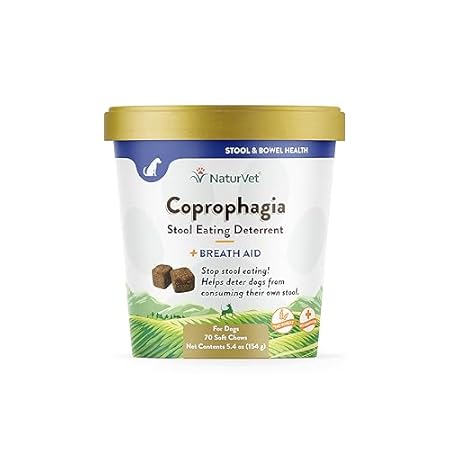 NaturVet – Coprophagia Stool Eating Deterrent Plus Breath
