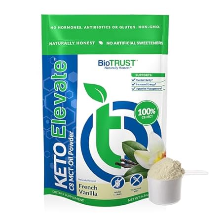 BioTrust Keto Elevate – C8 MCT Oil Powder – Ketogenic MCT