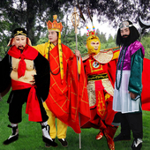 西游记孙悟空演出服装 猪八戒表演服唐僧沙僧西游四人演出服饰套装