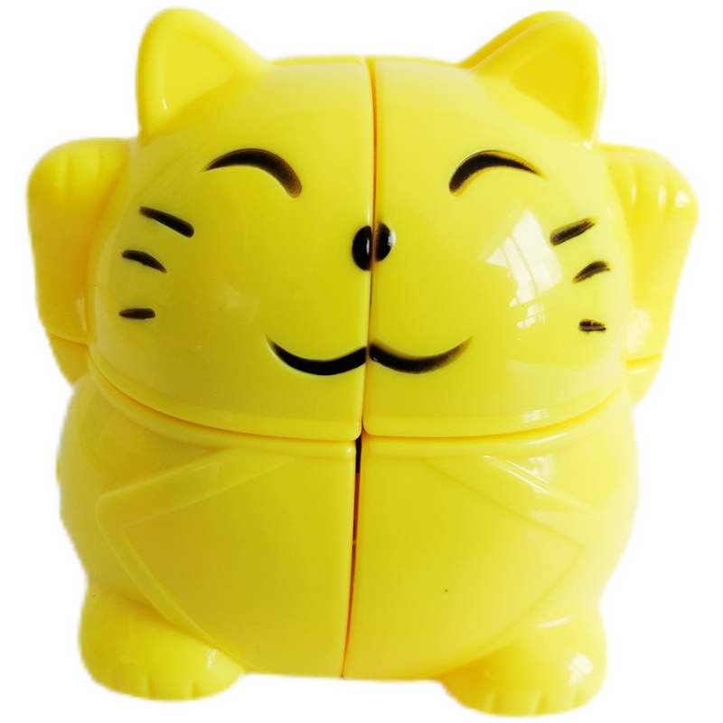 收藏魔方，招财猫魔方，多买优惠，桌面摆件，有教学视频。