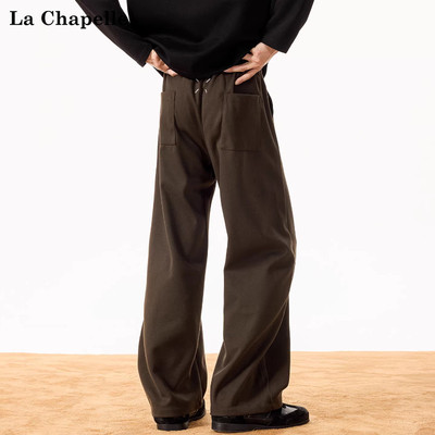 拉夏贝尔马吉拉美拉德直筒百搭休闲裤子男士春秋新款美式潮牌西裤