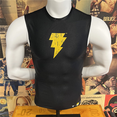 安德玛无袖男速干透气紧身衣背心