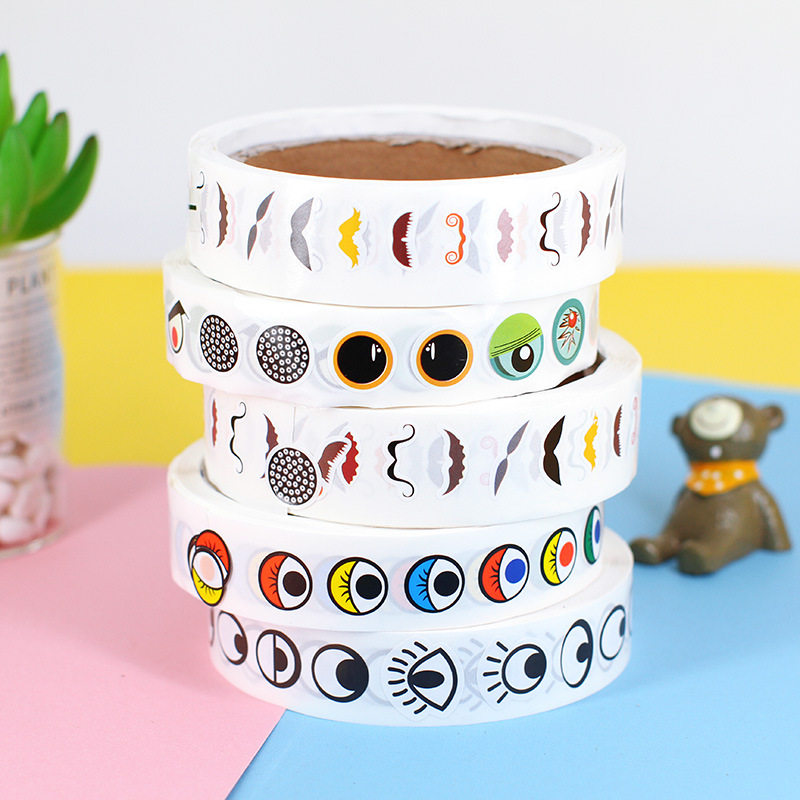 带背胶眼睛贴纸 儿童手工diy黑白彩色眼珠贴眼球贴不干胶活动创意,商务/设计服务,礼品/工艺品/饰品设计,淘宝优惠券,粉丝福利购,淘宝优惠卷