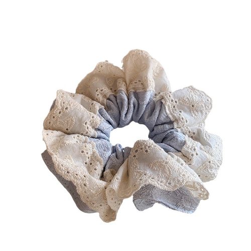 法式双层蕾丝大肠发圈女2