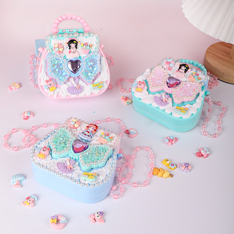 新款简约玩具包女童奶油胶塑料手提斜跨包 儿童diy饰品收纳盒,包装,塑料、塑胶标签,淘宝优惠券,粉丝福利购,淘宝优惠卷