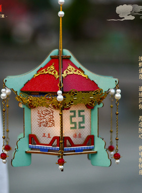 新年灯笼手工材料包创意古风发光道具汉服传统宫灯手提2026新款