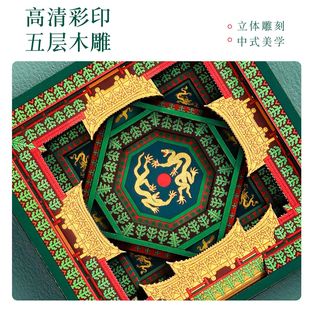 北京古跡藻井系列五層木質(zhì)旅游磁吸冰箱貼磁吸紀(jì)念品文創(chuàng)景點(diǎn)磁貼