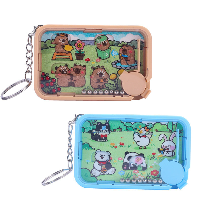 创意迷你弹珠机钥匙扣挂