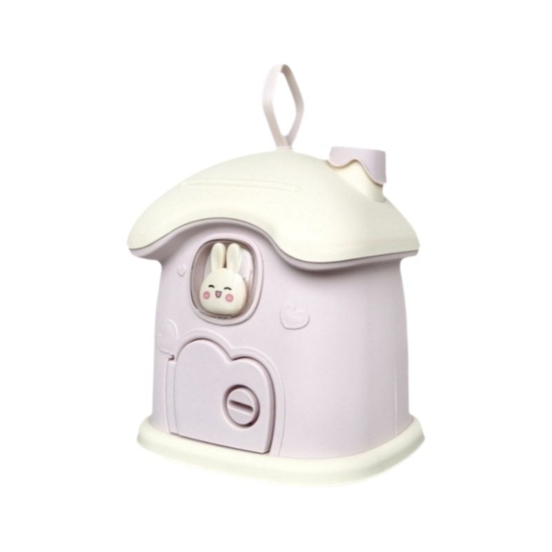 儿童乐园手工DIY奶油胶存钱罐 兔子蘑菇屋材料包全套带钥匙储蓄罐,节庆用品/礼品,储蓄罐,淘宝优惠券,粉丝福利购,淘宝优惠卷