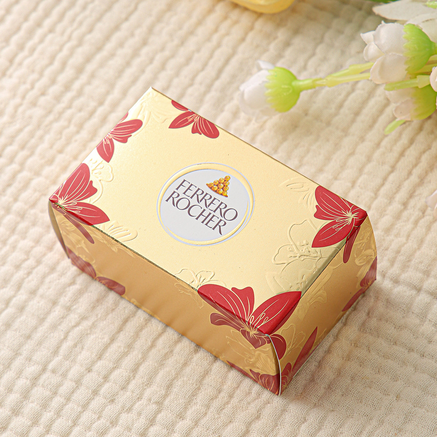 2粒费列罗盒子空盒德芙巧