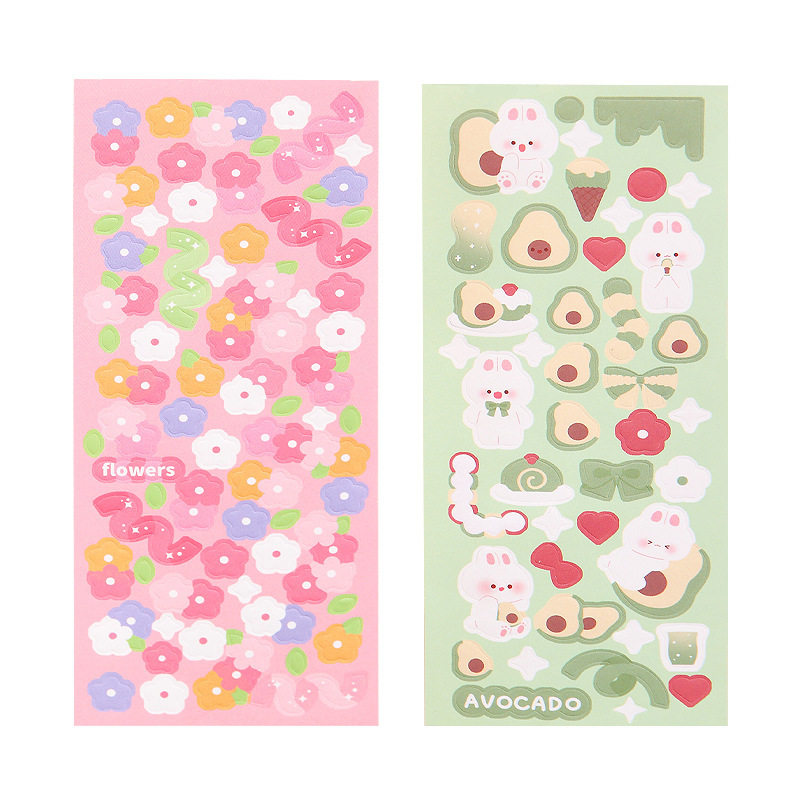 20张装儿童手帐咕卡贴纸