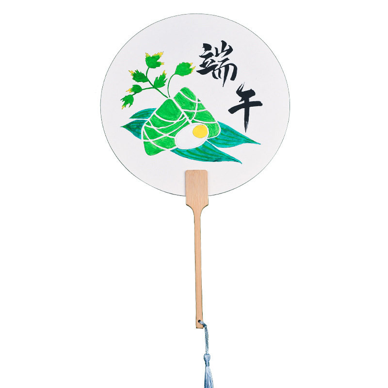 端午节手工团扇diy儿童美术涂鸦手绘古风扇子幼儿园亲子活动,文具电教/文化用品/商务用品,铅画纸,淘宝优惠券,粉丝福利购,淘宝优惠卷