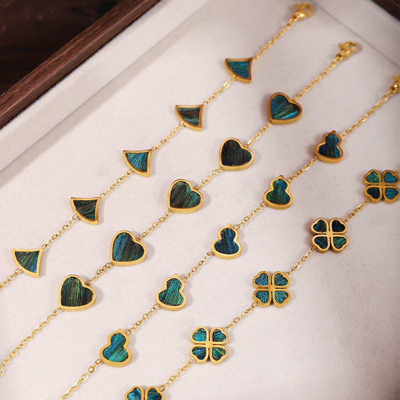 点翠手链diy材料包保色素链手链女百搭ins风时尚高端暖场活动礼品,饰品/流行首饰/时尚饰品新,银饰手链,淘宝优惠券,粉丝福利购,淘宝优惠卷