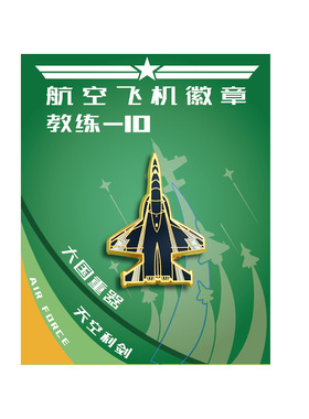 航天飞机战斗机胸章FC-1
