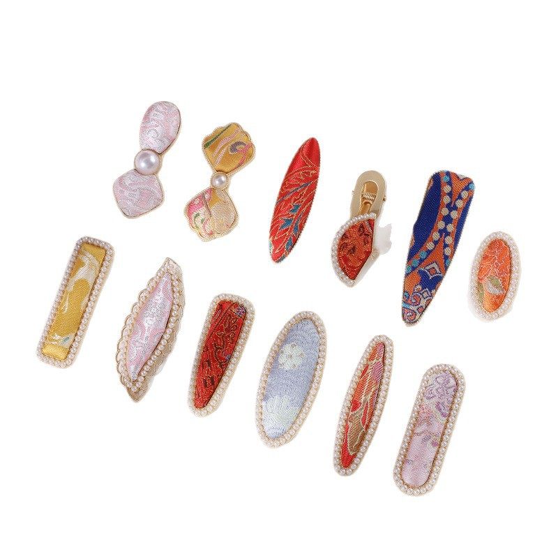 手工宋锦发夹底托diy材料包套装发饰底胚新中式古风头饰边夹配饰,户外/登山/野营/旅行用品,作训外套/套装/野战套装,淘宝优惠券,粉丝福利购,淘宝优惠卷