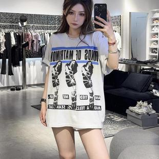 ERD忧郁富二代25SS女人vintage水洗复古做旧宽松VTG短袖T恤男女潮