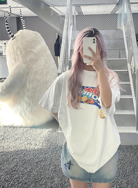 Purey Casper奥利奥饼干vintage水洗复古做旧VTG短袖T恤男女潮ins