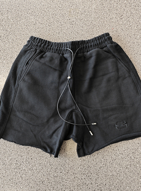 Hide in Hills Loki Shorts 美式休闲vintage破坏刺绣宽松VTG短裤