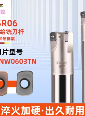R2开粗刀片 快进给铣刀片 日立EPNW0603N-8合金ASR06铣刀杆刀盘