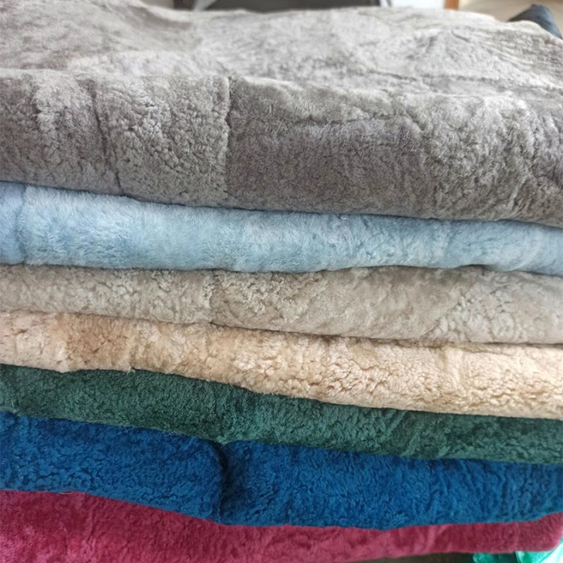 澳洲羊剪绒皮毛一体边角料diy