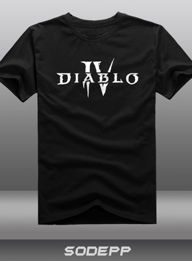 【游戏T恤】暗黑破坏神4 短袖 DIABLO IV 2024款 圆领男女夏短袖