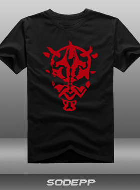 【星战电影T恤】星球大战 Darth Maul 达斯摩尔 短袖全棉夏装圆领