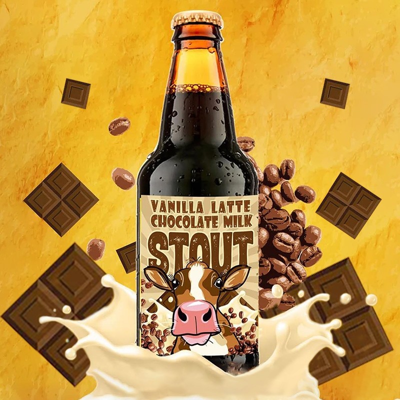 迷失海岸香草拿铁牛奶世涛 lost coast美国进口精酿啤酒355ml单瓶