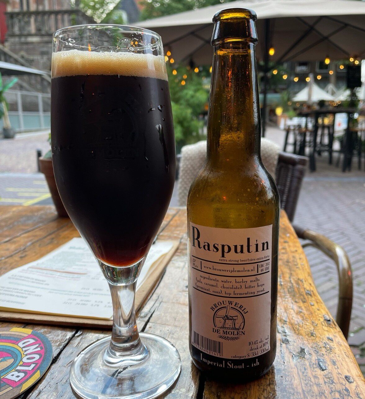 de molen 磨栏风车 拉斯普金 帝国世涛 荷兰精酿啤酒 330ml 单瓶